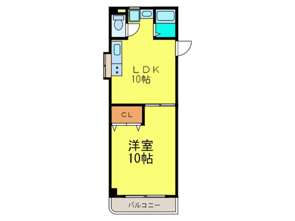 ヴェルド－ル住道の物件間取画像